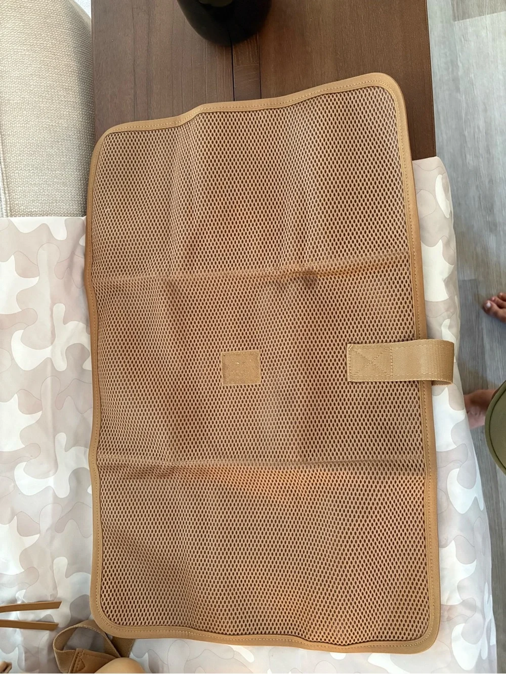 DAGNE DOVER INDI NEOPRENE DIAPER BACKPACK IN CAMEL
